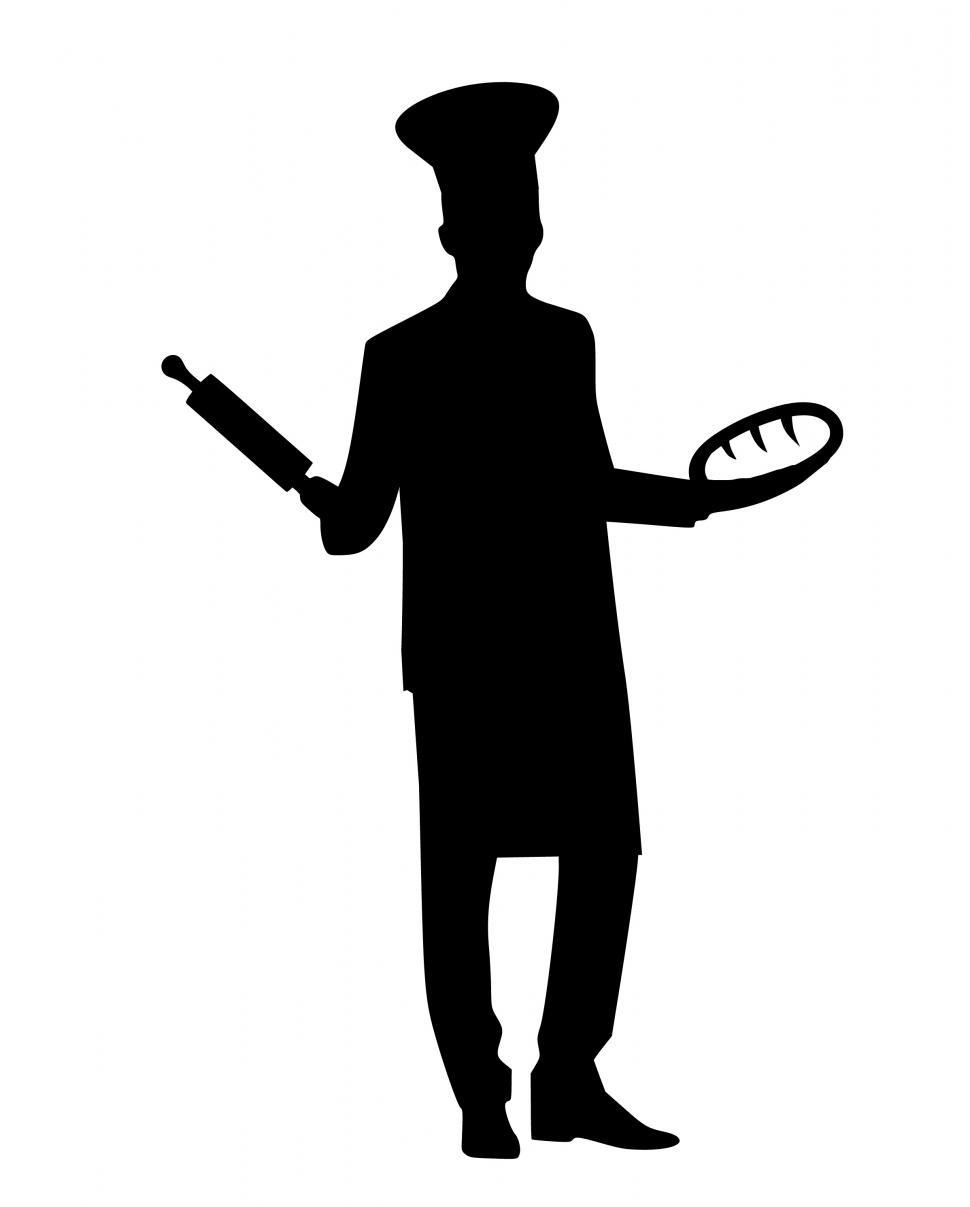 Free Image of baker Silhouette  
