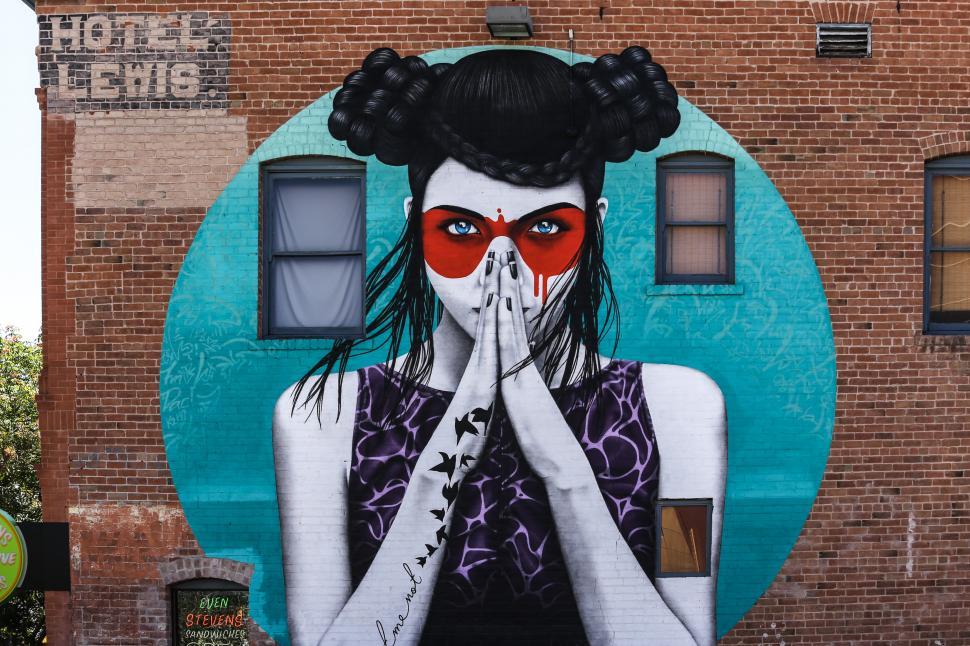 Free Image of Tucson Mural by Fin Dac 