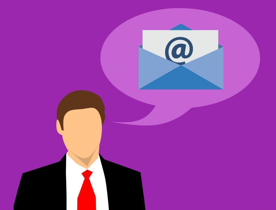 Free Image of thinking about email marketing  