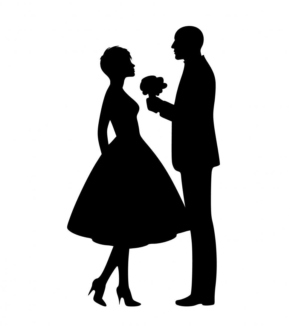 Free Image of lovers Silhouette  