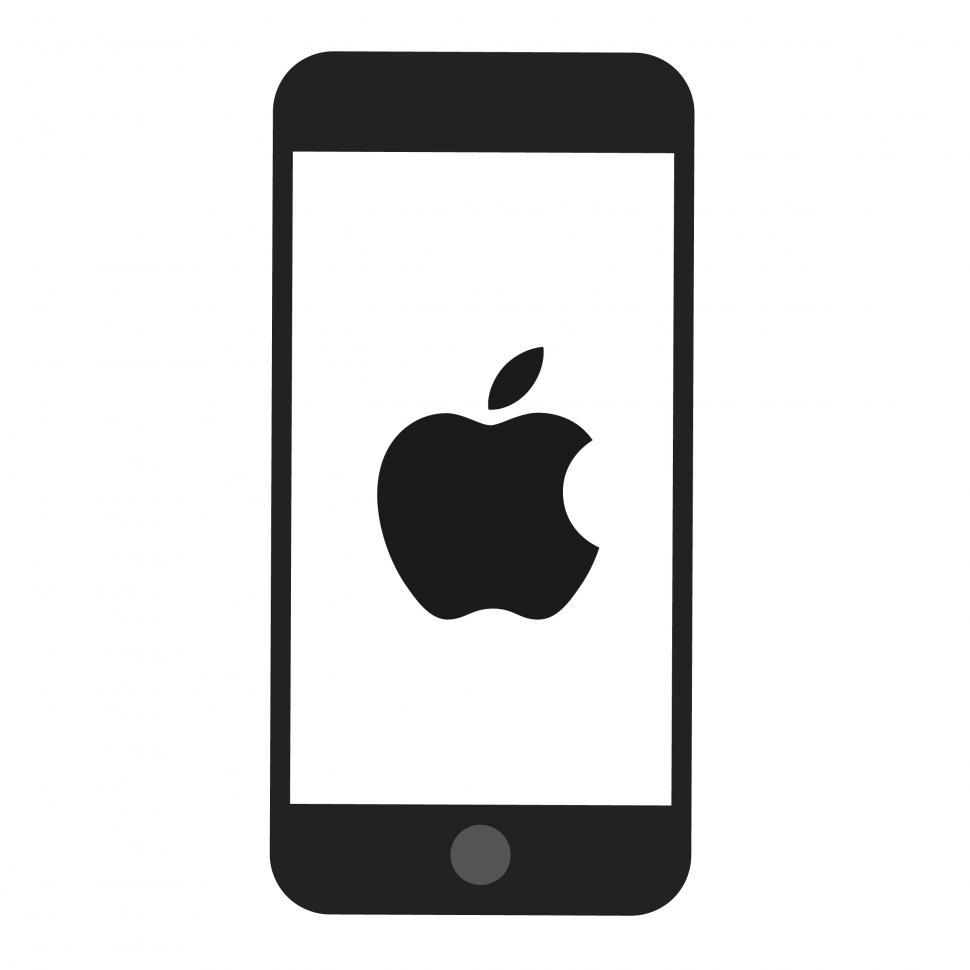 Free Image of iPhone Silhouette  