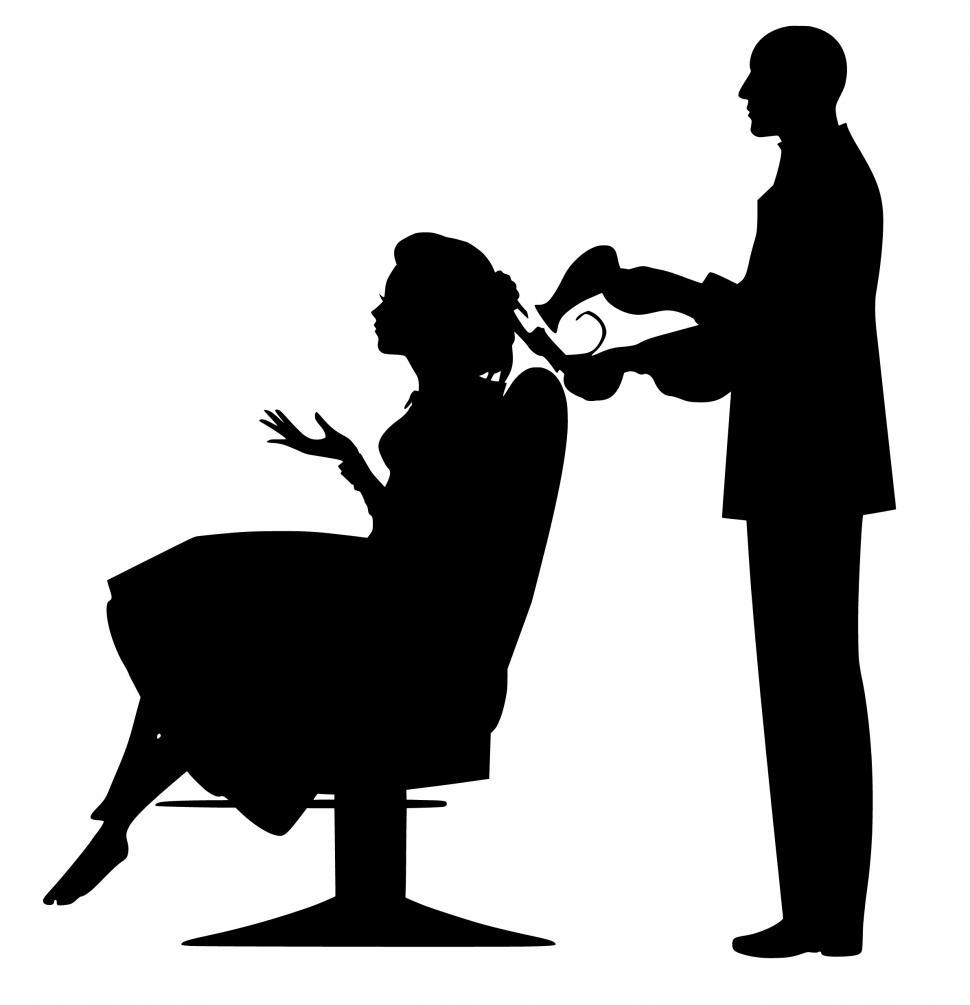 Free Image of hairdresser Silhouette  