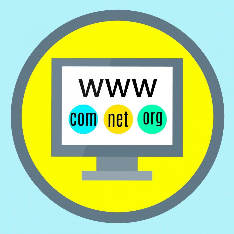 Free Image of domain and website hosting  