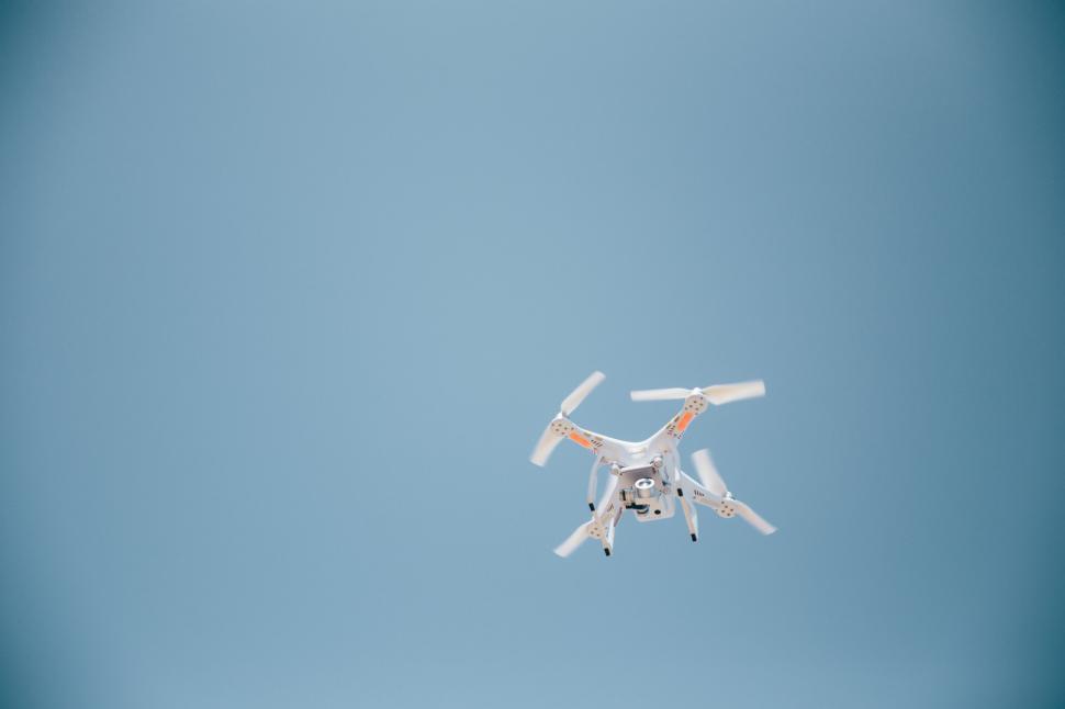 Free Image of A drone in flight 
