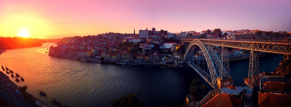 Free Image of Porto - Portugal - Old Town at Sunset 