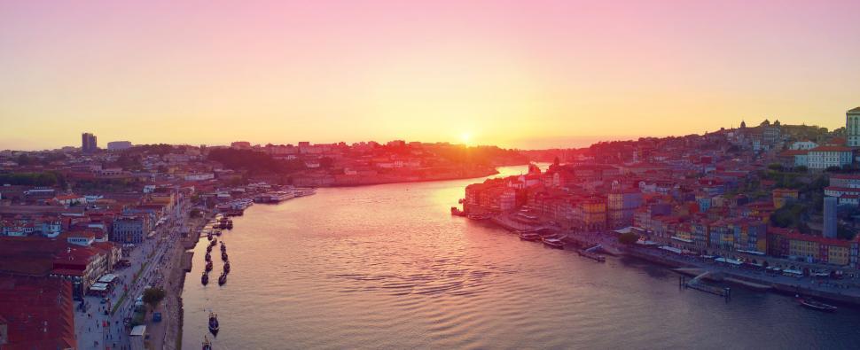 Free Image of View From Luis I Bridge - Porto - Portugal 