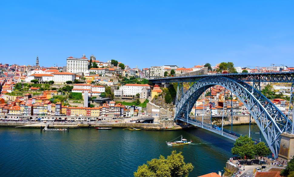 Free Image of Luis I Bridge - Porto - Portugal - The longest double-decker met 