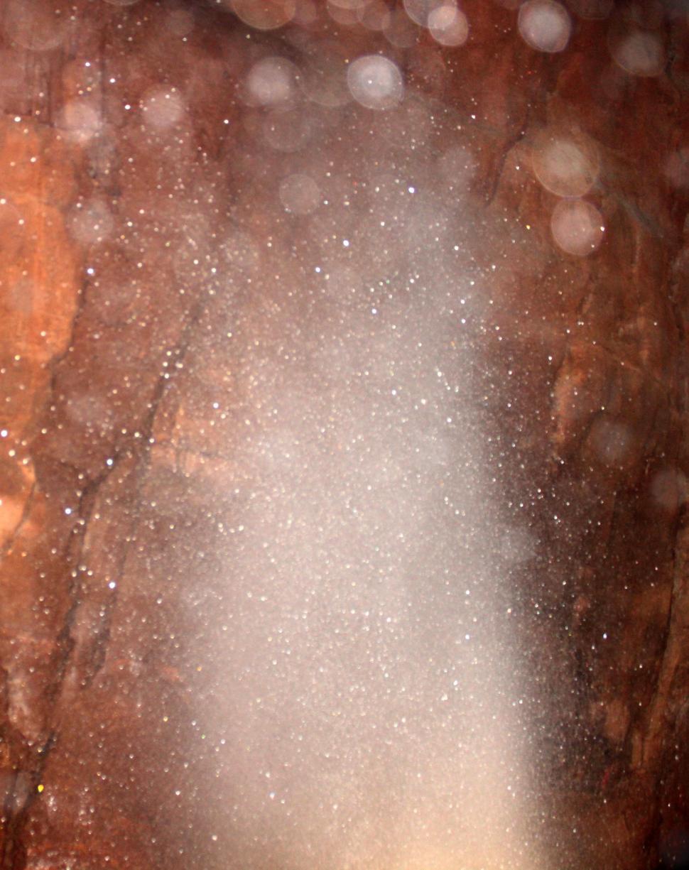 Free Image of Geyser - Water Spray Inside a Cave 