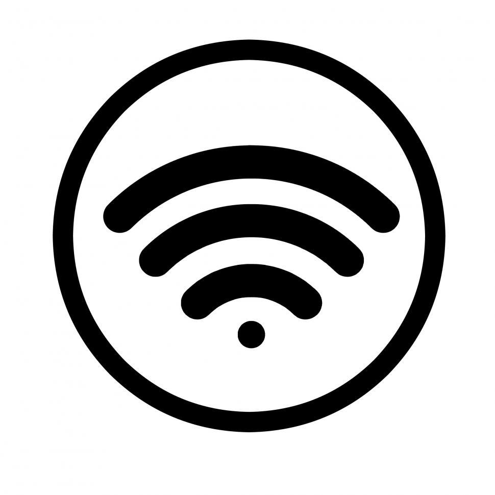 Free Image of wireless connection icon  