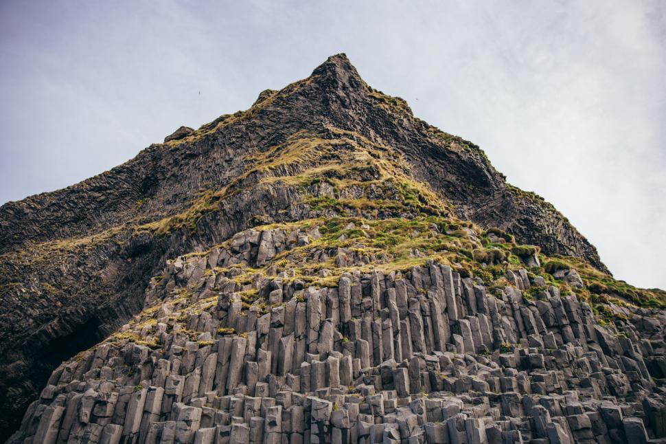 Free Image of Basalt columns in Iceland 