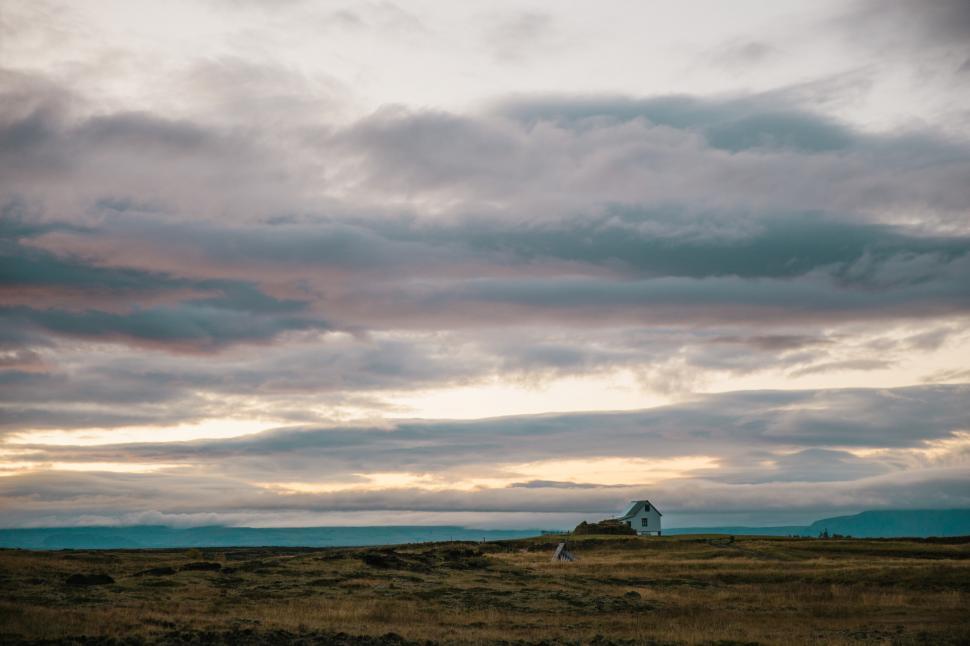 Free Image of Rural Iceland at Sunset 