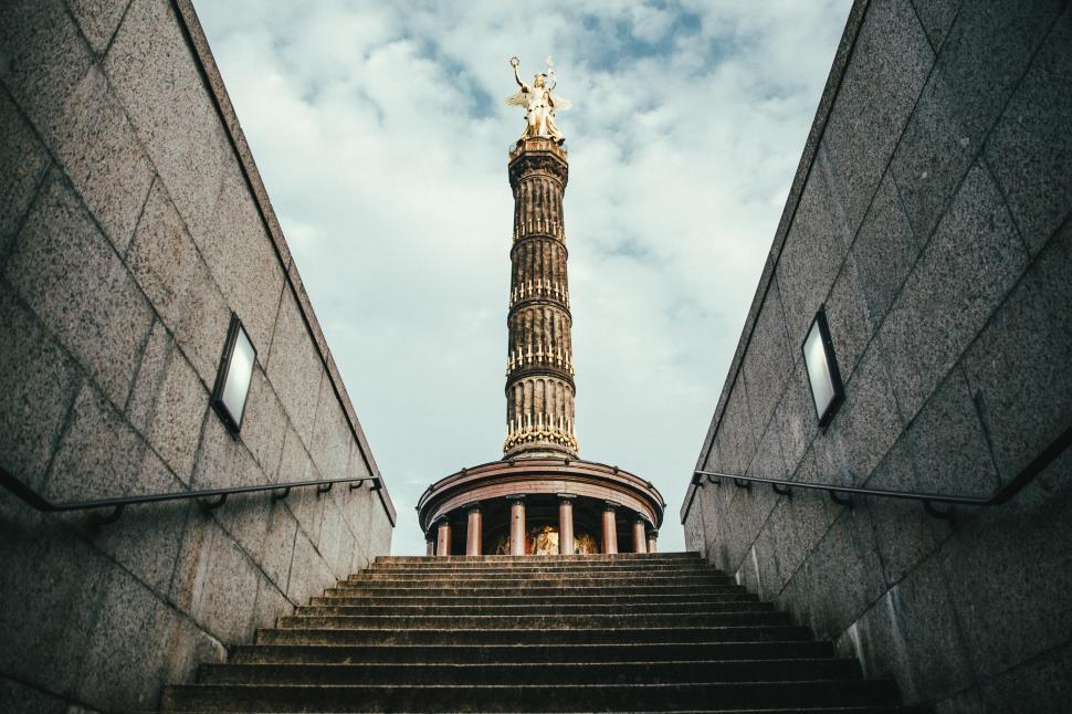 Free Image of A view of Berlin Victory Column 