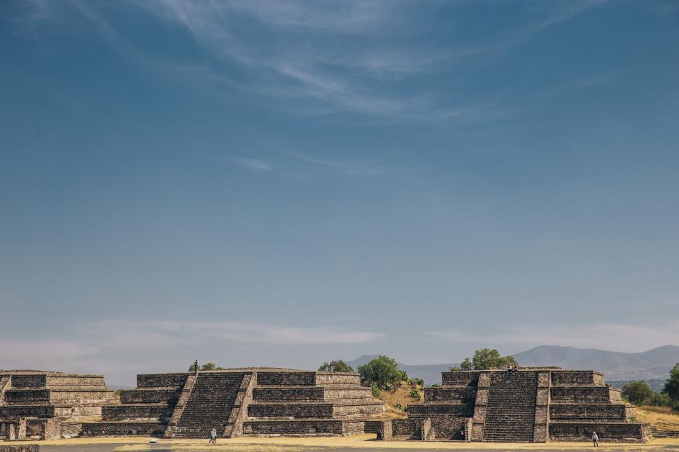 Free Image of Teotihuacan temples in the State of Mexico, Mexico 