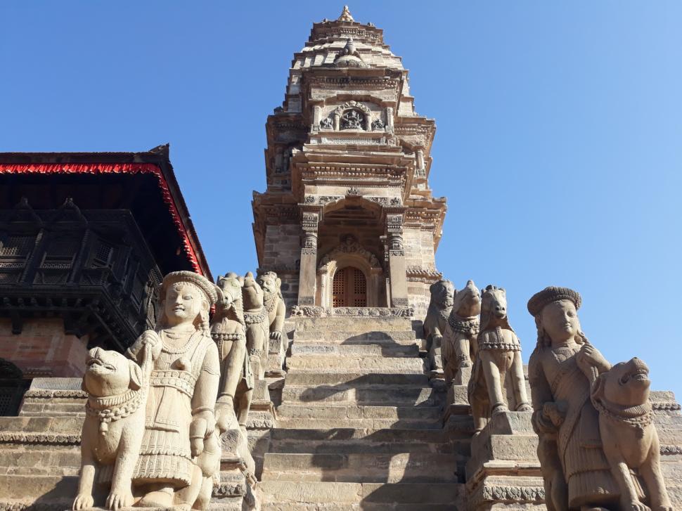 Free Image of Sculpture at Bhaktapur Durbar Square, Nepal 