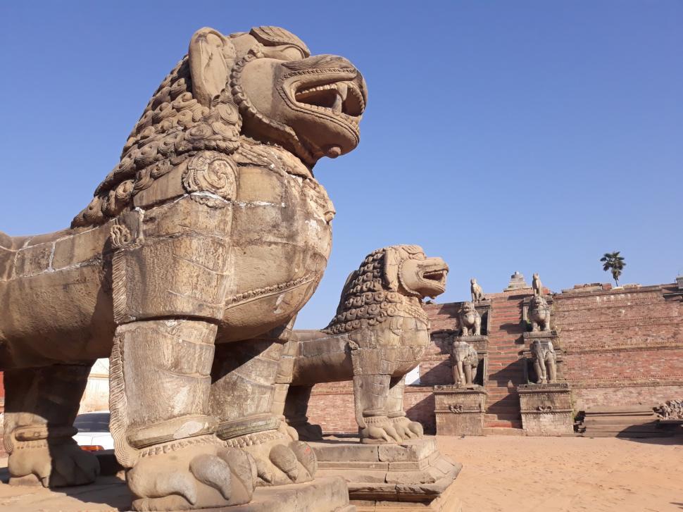 Free Image of Bhaktapur Durbar Square Sculptures 