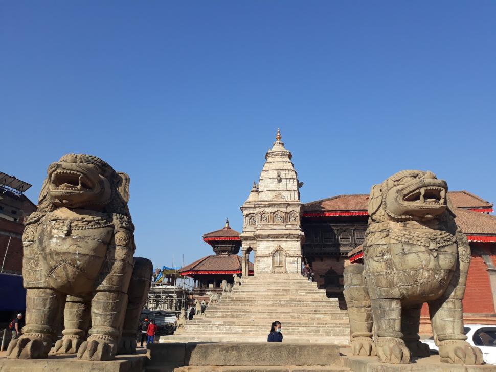 Free Image of Details of Bhaktapur Durbar Square  