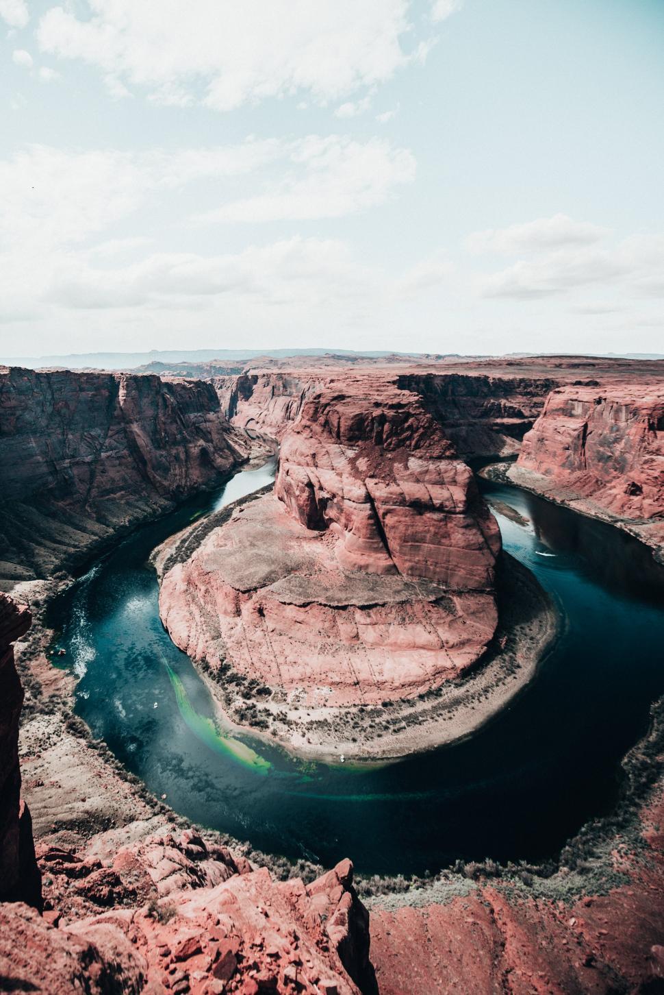 Free Image of Wide view of Horseshoe bend, Colorado river 