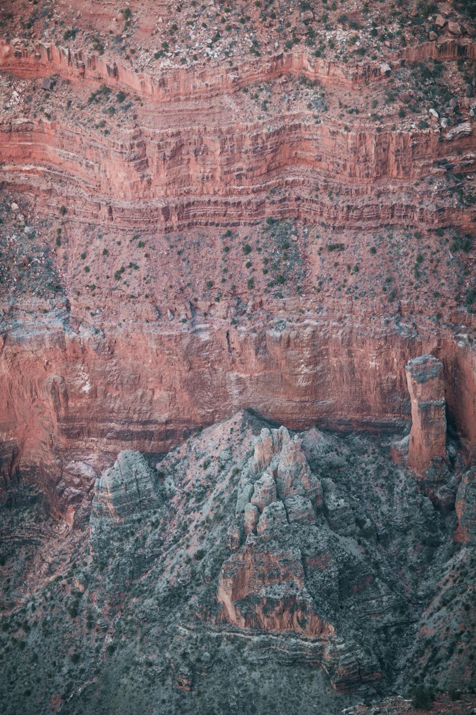 Free Image of Grand canyon layered rock formations 