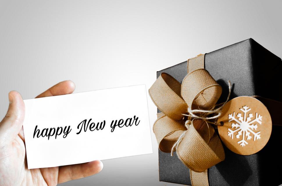 Free Image of new year gift   