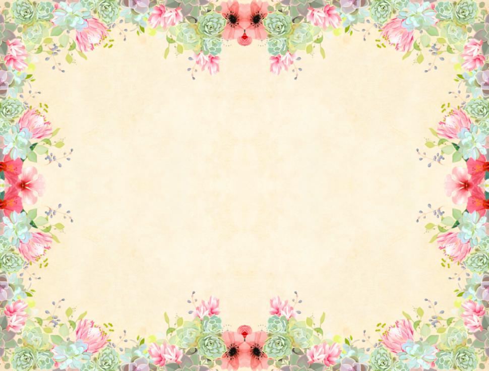 Free Image of flower paper card  