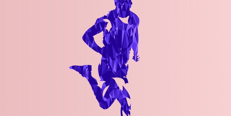 Free Image of Runner - Abstract Athlete  