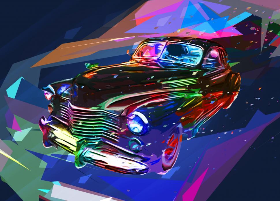 Free Image of old abstract cadillac  