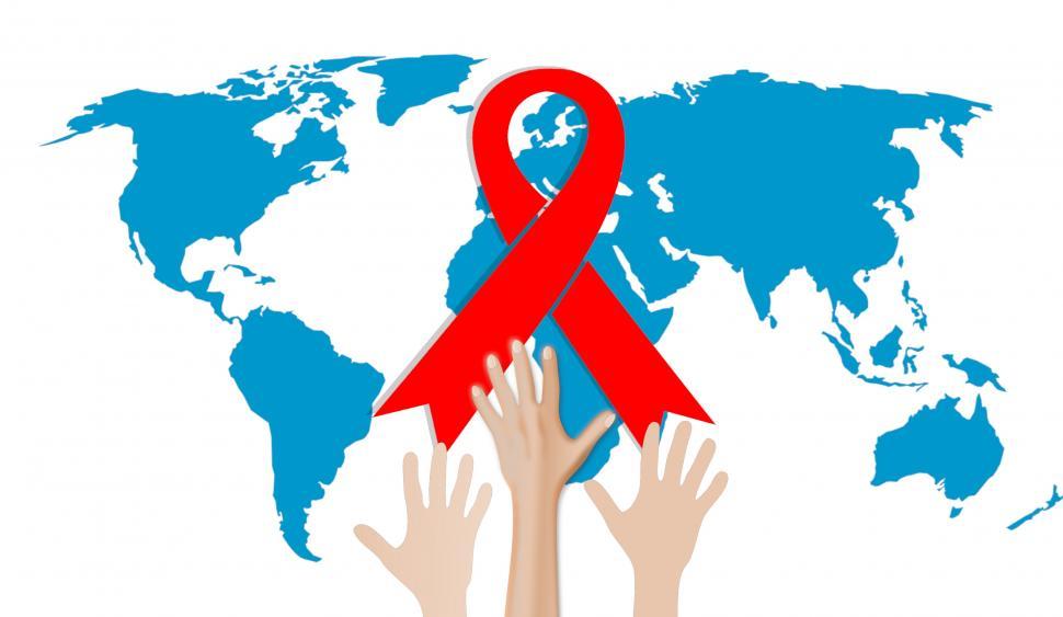 Free Image of aids day  