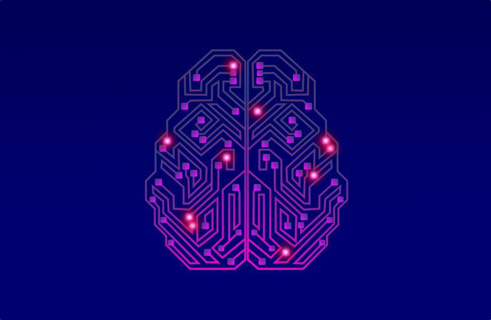 Free Image of Artificial Intelligence - Bright Brain  