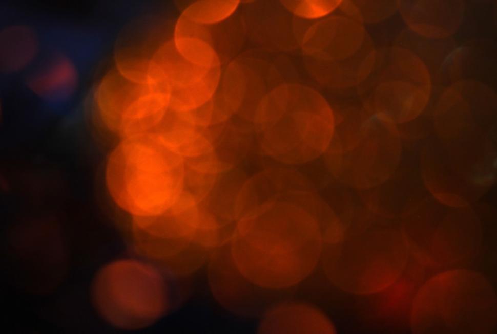 Free Image of Abstract Golden Light Bokeh Background  