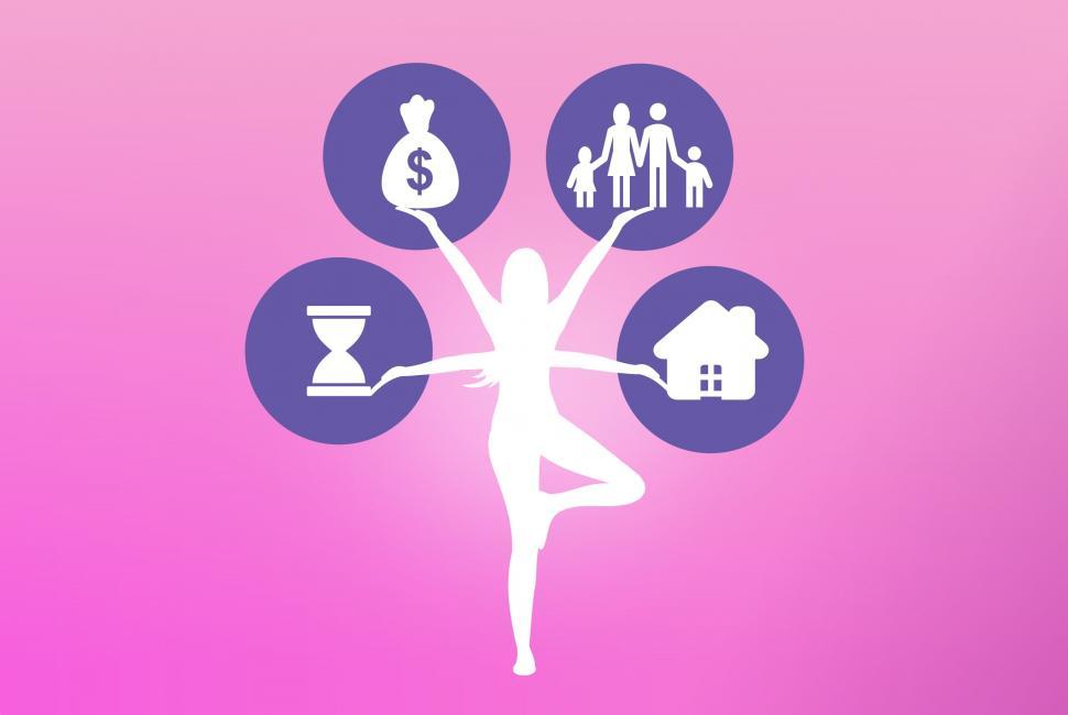 Free Image of Work Life Balance Concept - Fitness and Finance Alternate 