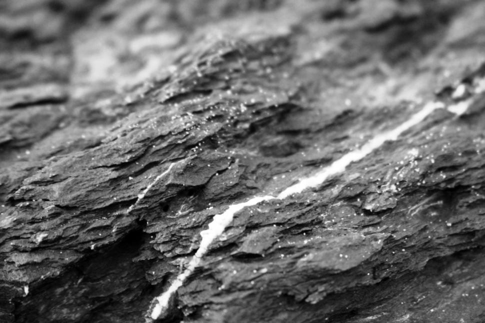 Free Image of Grey rock texture with white veins  