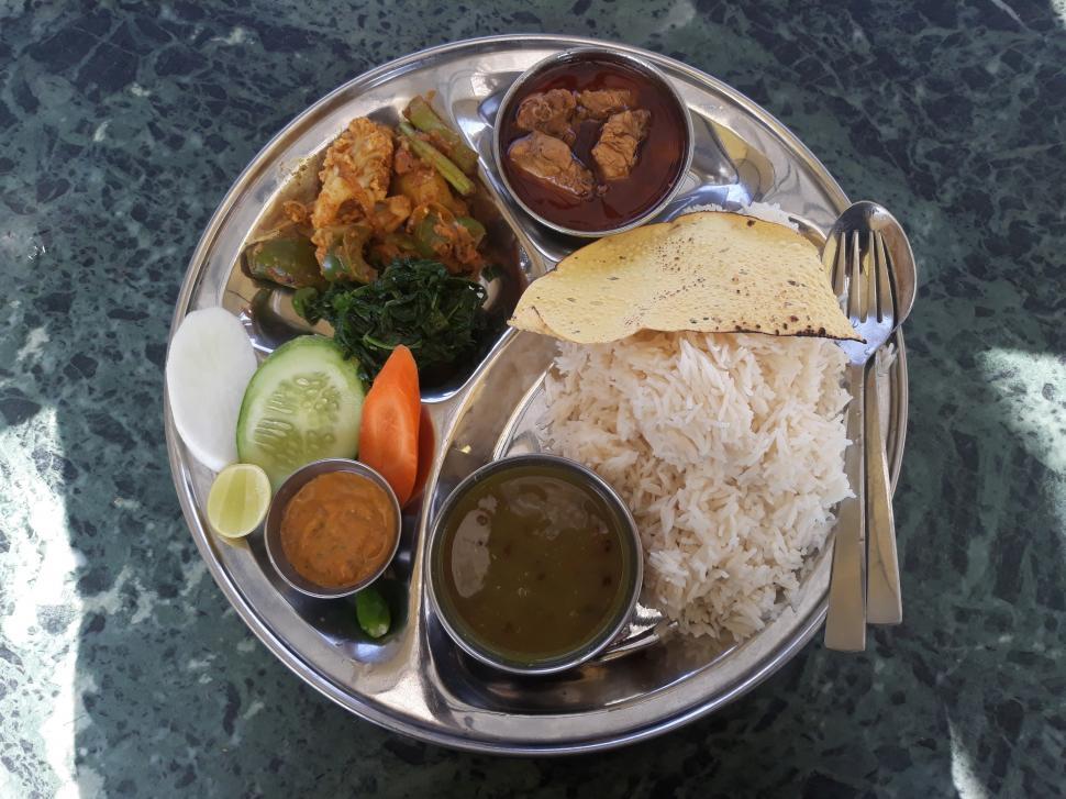 Free Image of Nepalese food style  