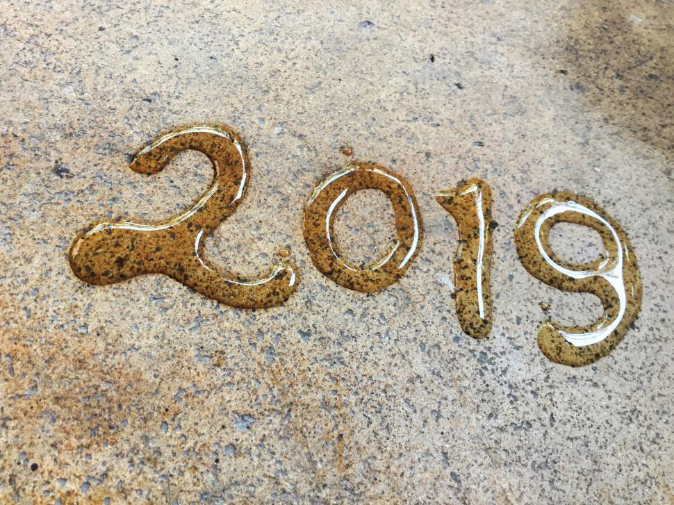 Free Image of 2019 water calligraphy alternate 