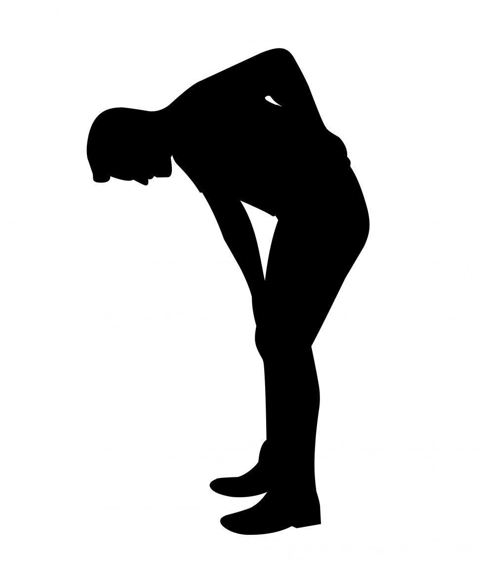 Free Image of back pain Silhouette  