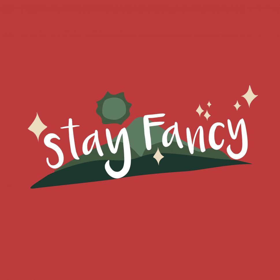 Free Image of Stay Fancy vector icon 