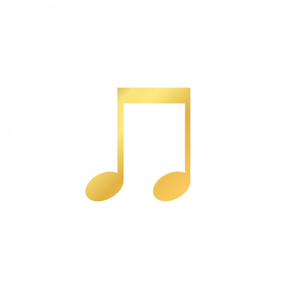 Free Image of Musical single bar note symbol 