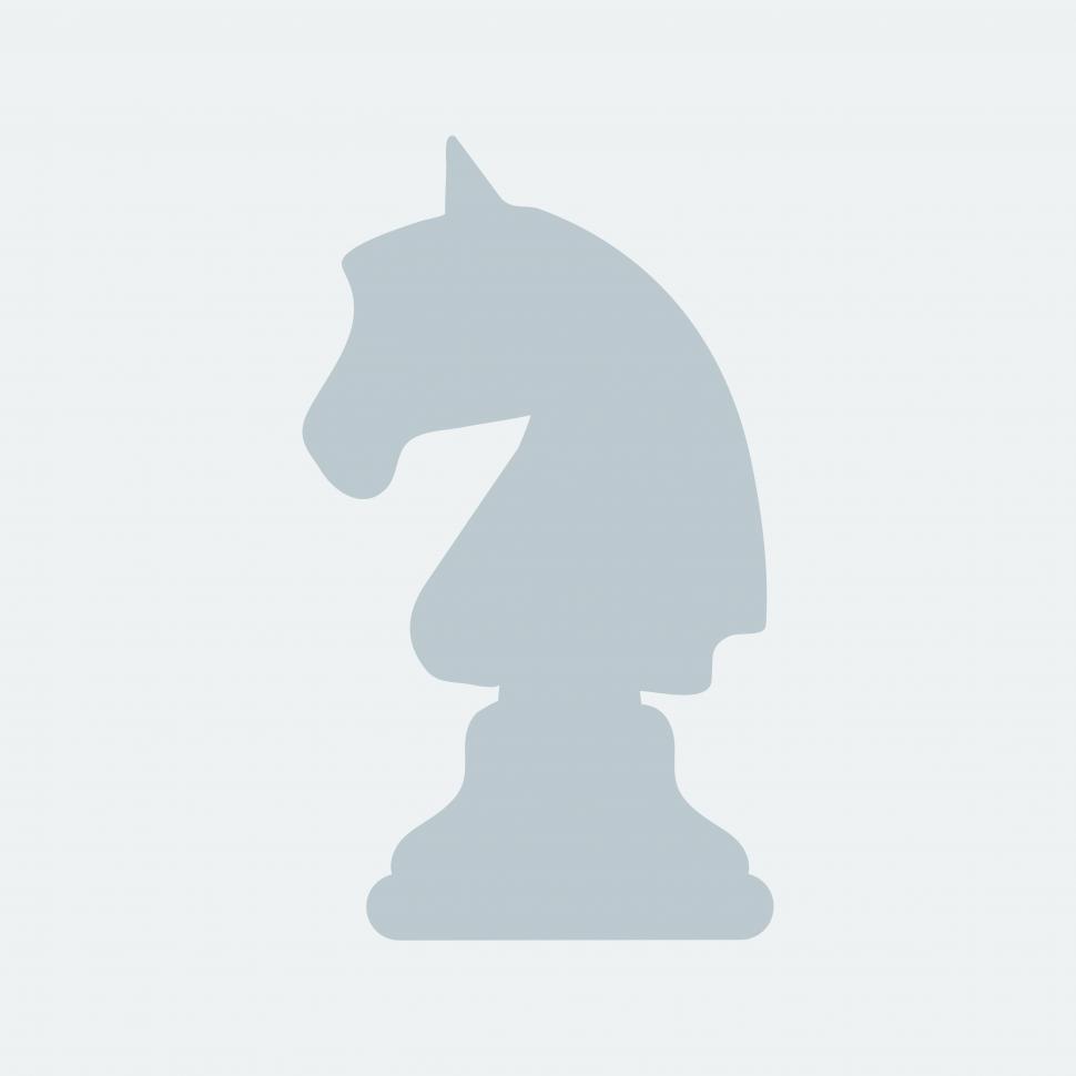Free Image of The knight chess piece vector icon 