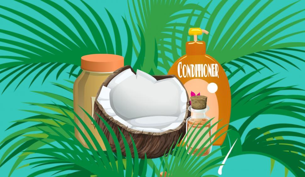 Free Image of coconut cosmetics  
