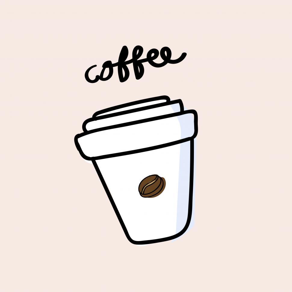 Free Image of Disposable coffee mug vector icon 