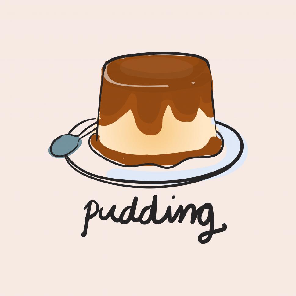 Free Image of Pudding vector icon 