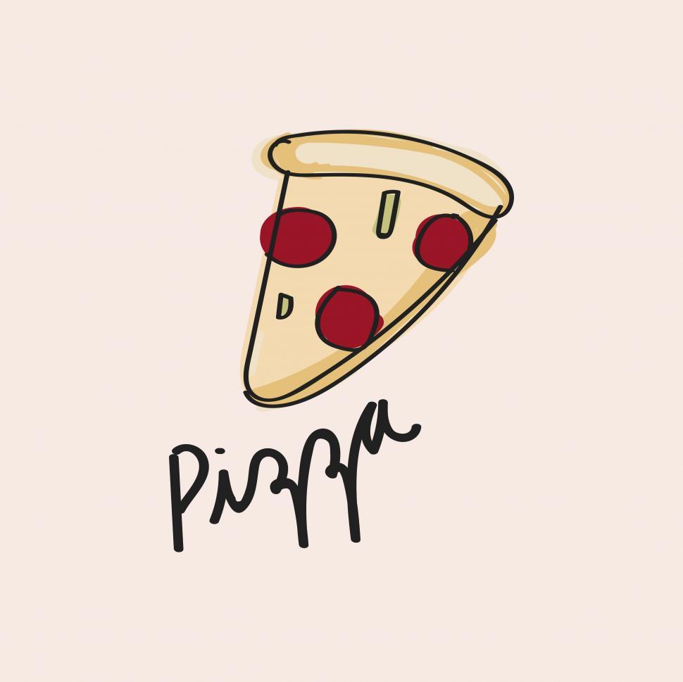 Free Image of Pizza slice vector icon 