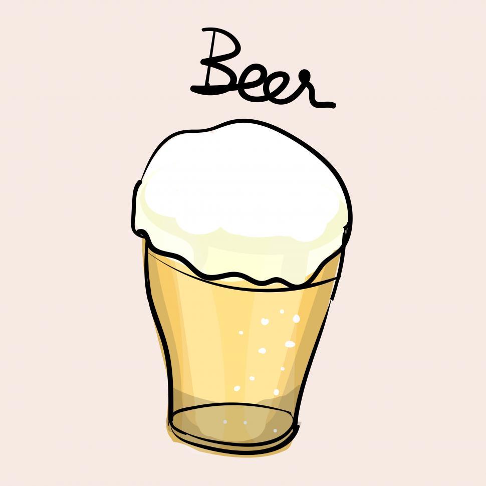 Free Image of Beer glass vector icon 