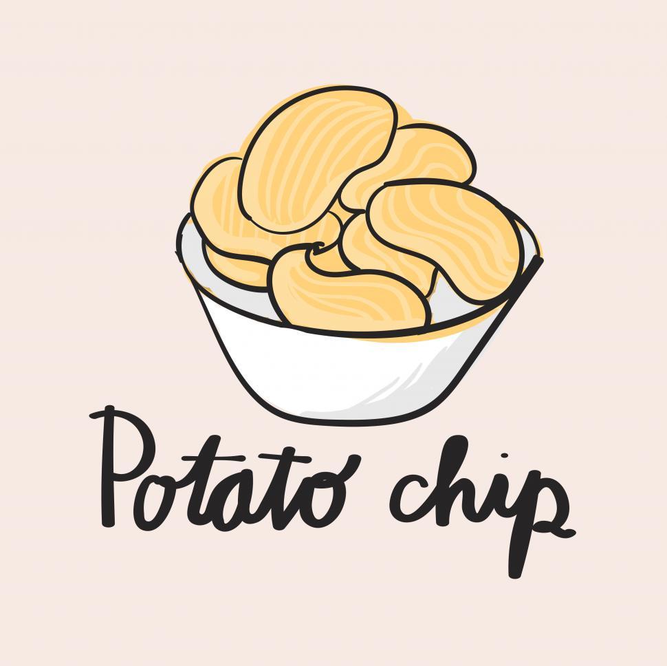 Free Image of Potato chip vector icon 