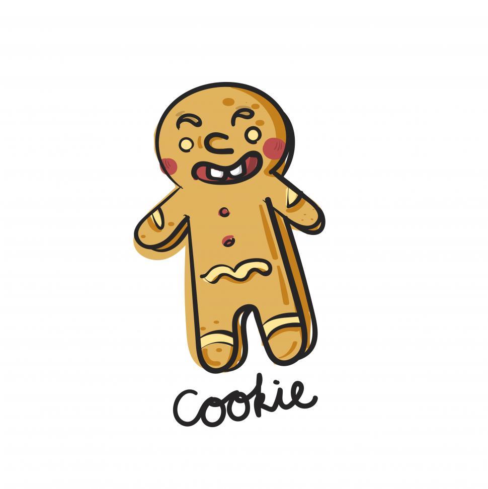 Free Image of Gingerbread cookie vector icon 