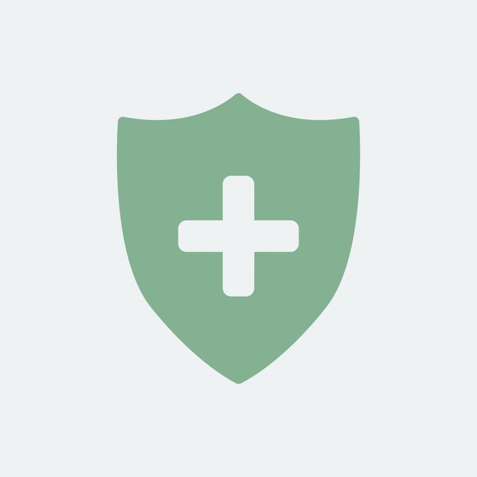 Free Image of Medical shield icon vector 