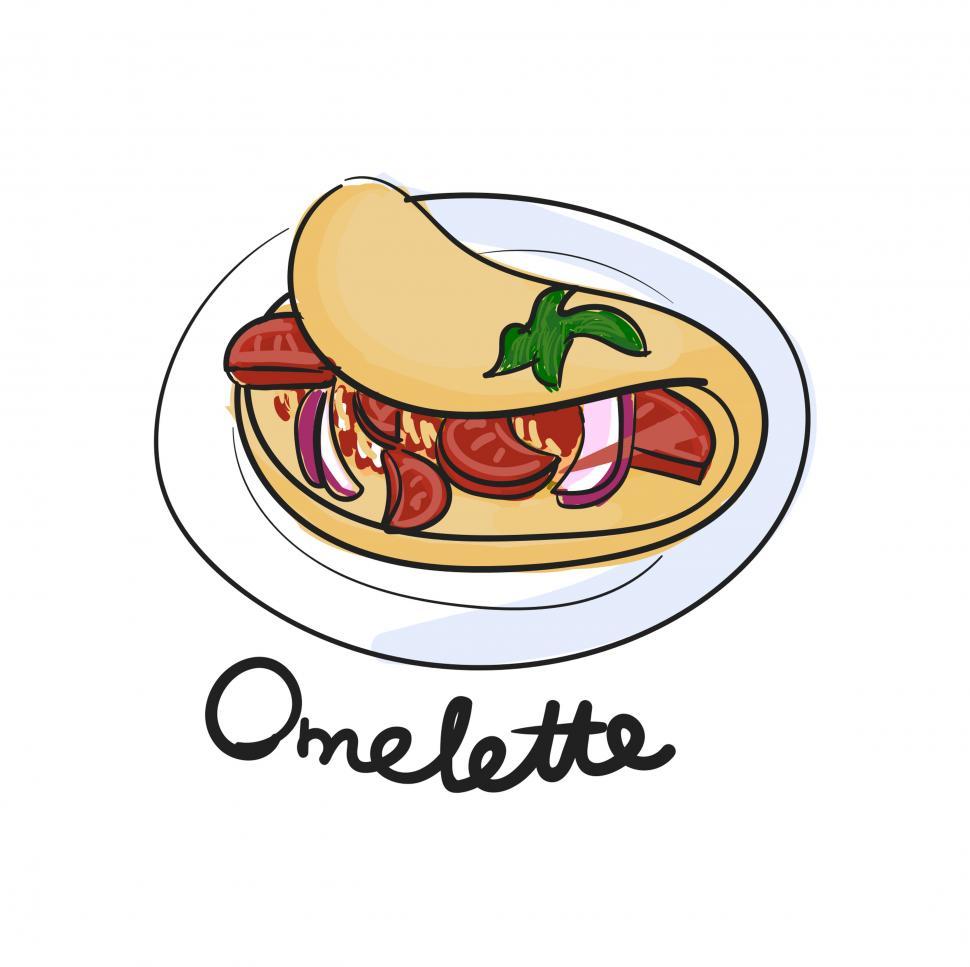 Free Image of Omelette vector icon 