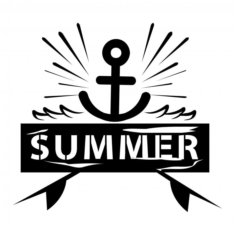 Free Image of Summer adventure vector icon 
