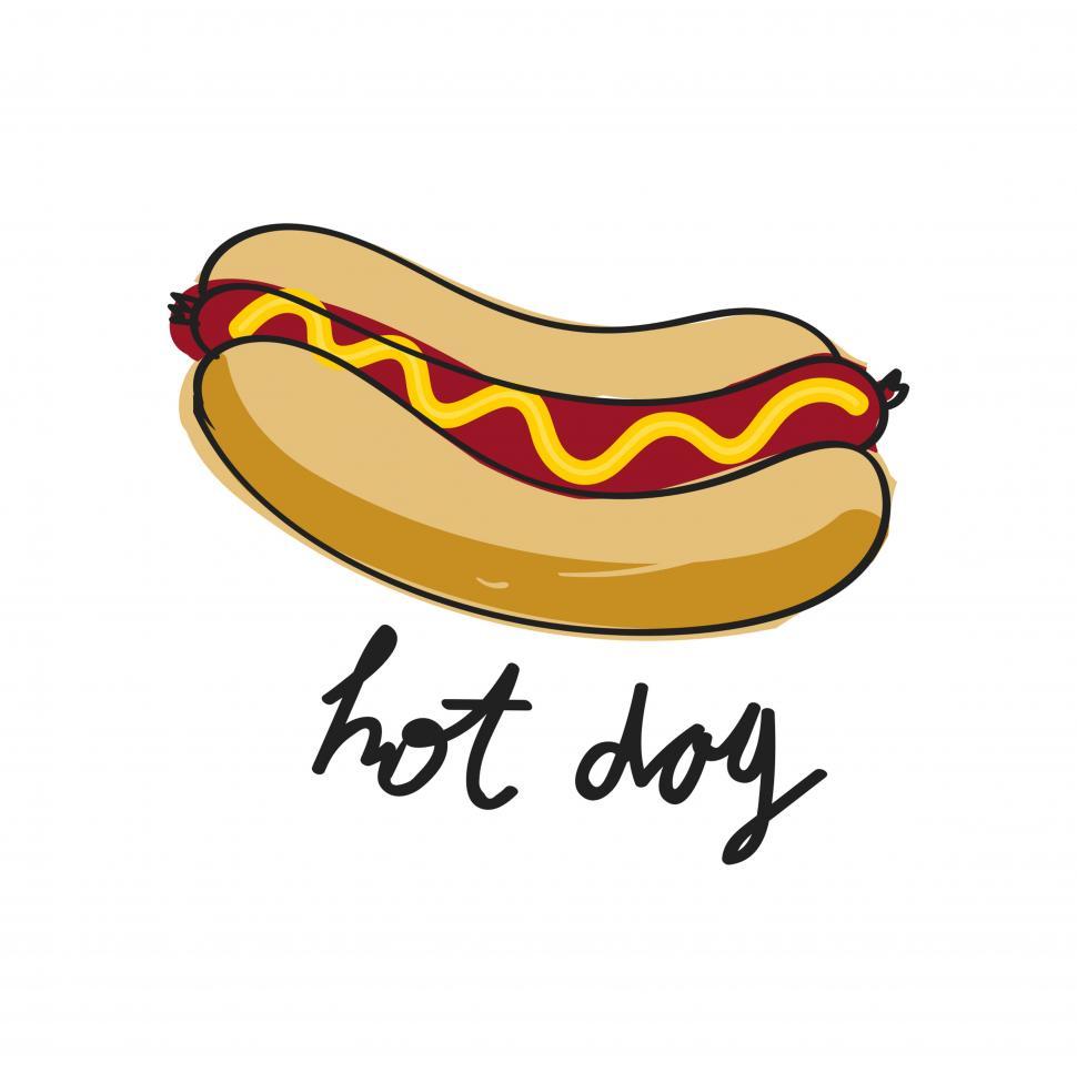 Free Image of Hot dog vector icon 
