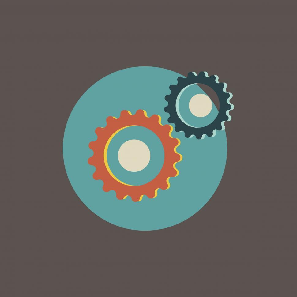 Free Image of Gears vector icon 