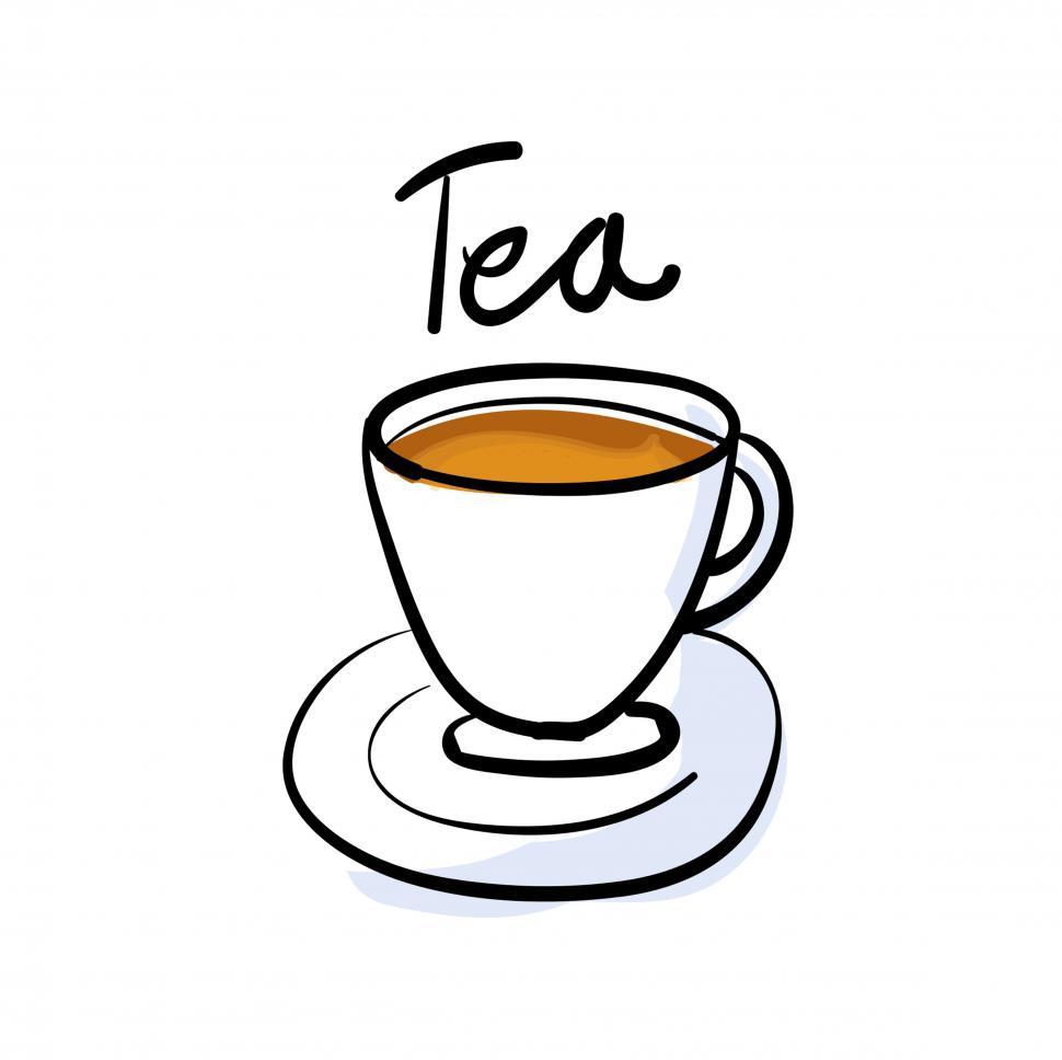 Free Image of Cup of tea vector icon 